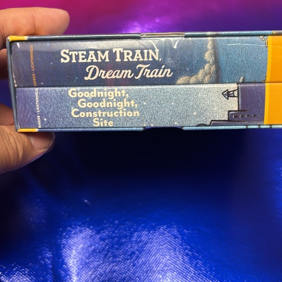 Board books Set: Goodnight, Goodnight & Steam Train Dream Train *New* - Picture 2 of 4